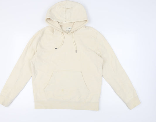 Mens UK Size M Marks and Spencer Beige Pullover Hoodie