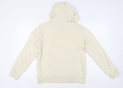 Mens UK Size M Marks and Spencer Beige Pullover Hoodie