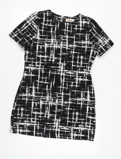Louche Women's Black Geometric Dress Size 14