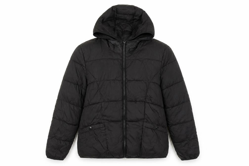 Womens UK Size 14 Miss Selfridge Black Puffer Jacket