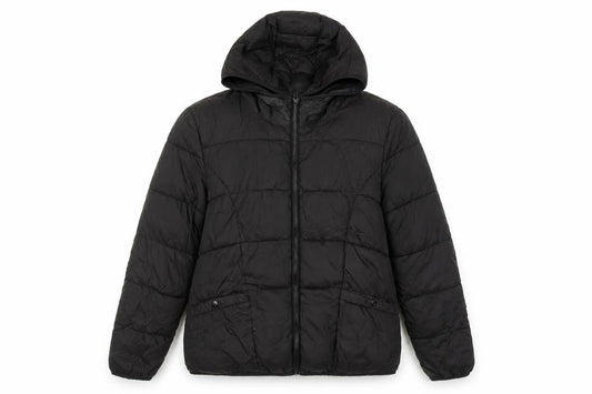 Womens UK Size 14 Miss Selfridge Black Puffer Jacket