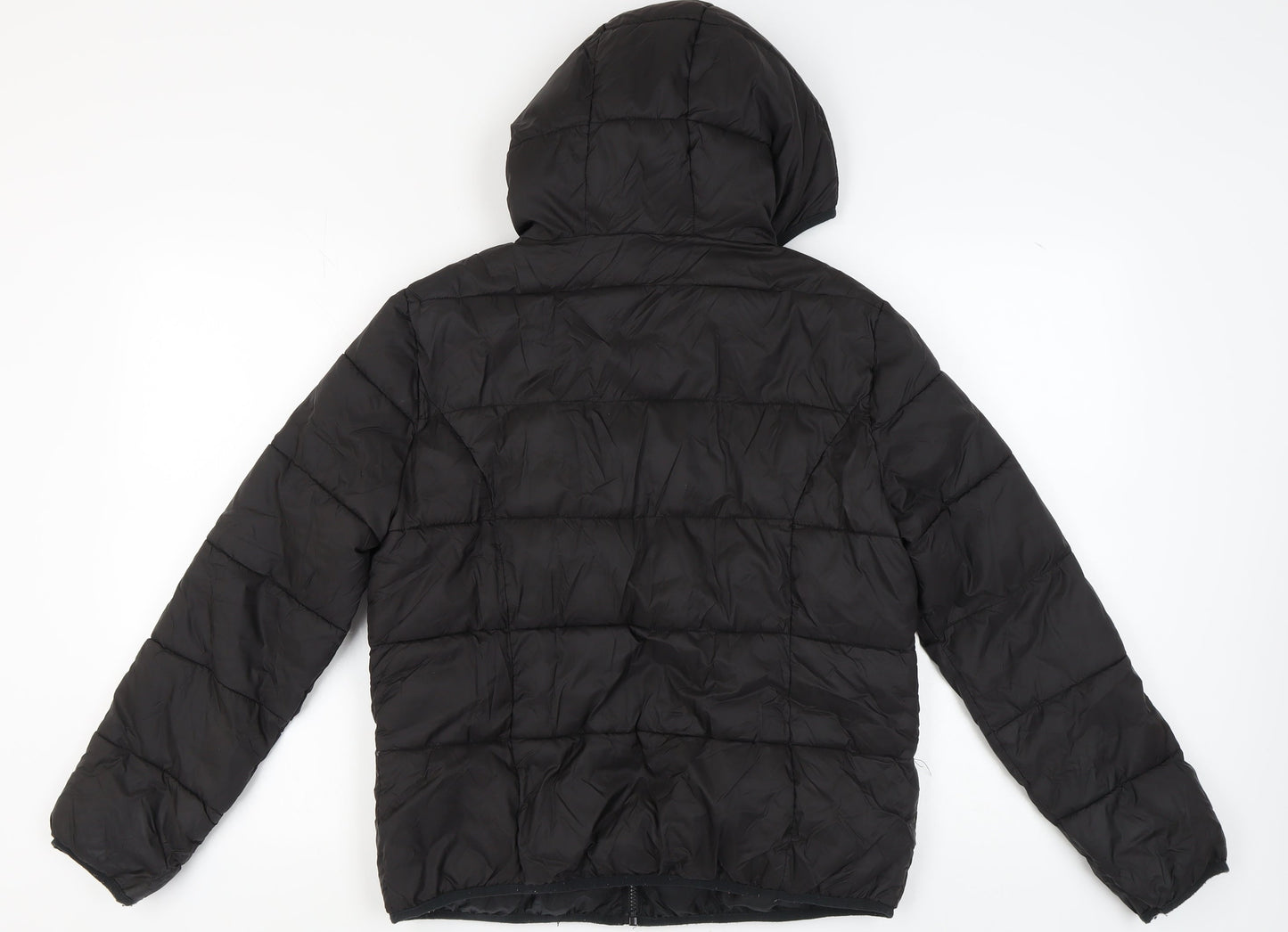 Womens UK Size 14 Miss Selfridge Black Puffer Jacket