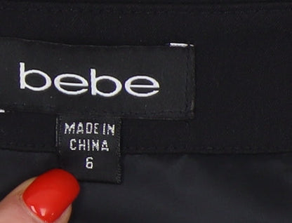 bebe Women's Black Short Skirt - Size 6, Elegant & Versatile