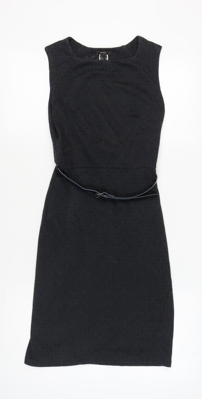 MNG Women's Black Sheath Dress Size 12