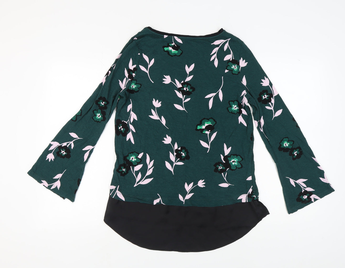 Womens UK Size 12 Marks and Spencer Green Basic Blouse