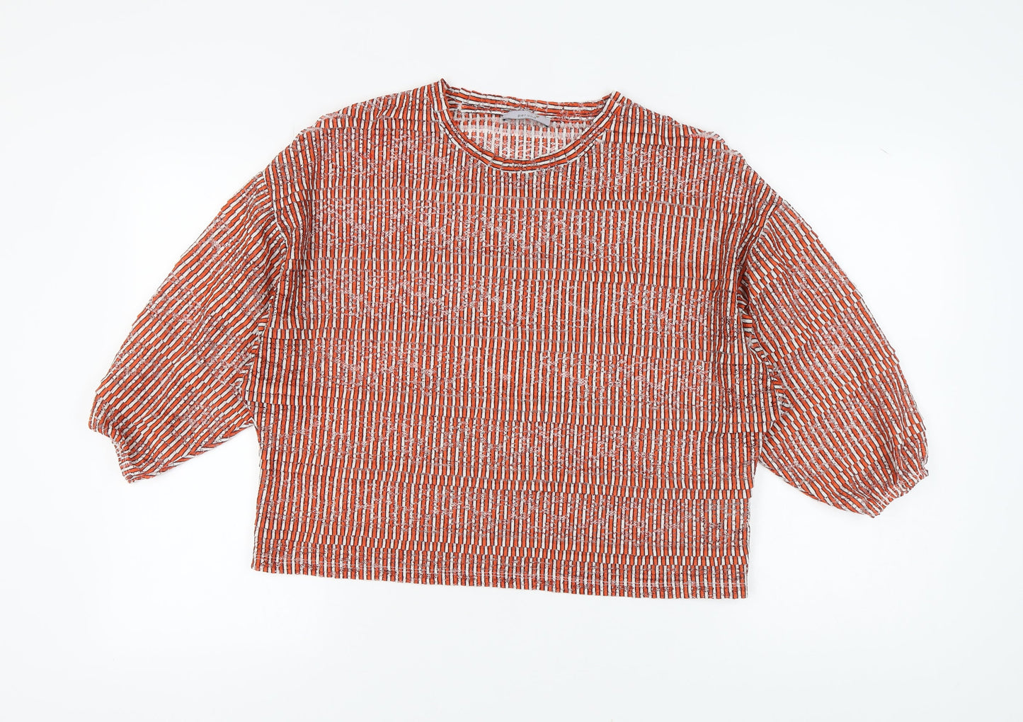Womens UK Size 14 Marks and Spencer Red Basic Blouse