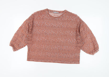 Womens UK Size 14 Marks and Spencer Red Basic Blouse