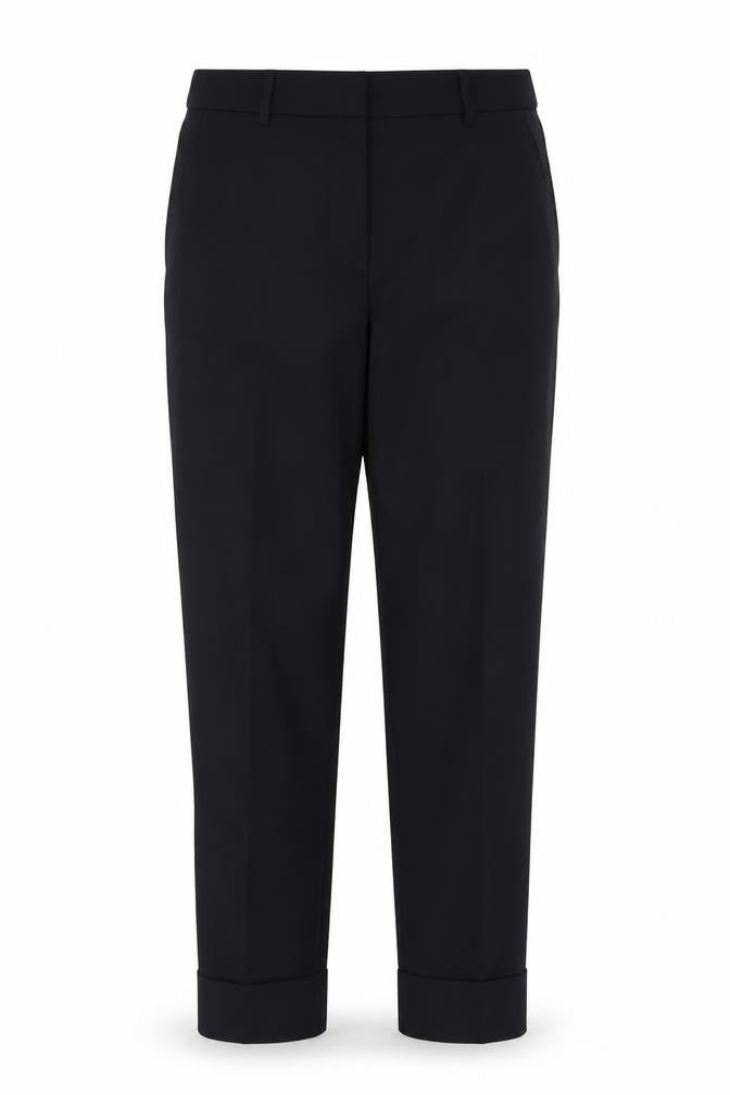 Womens UK Size 10 Mango Classic Fit BusinessCasual Black Trousers