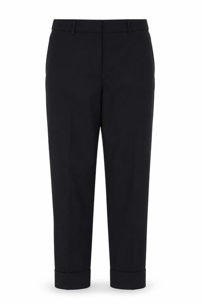 Womens UK Size 10 Mango Classic Fit BusinessCasual Black Trousers