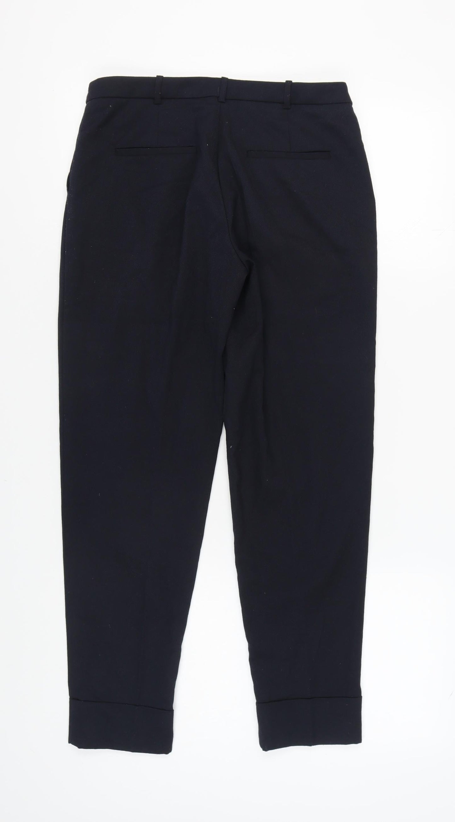 Mango Women's Black Trousers Size 10 - Classic Fit