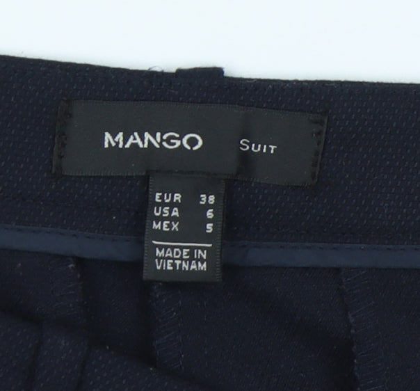 Mango Women's Black Trousers Size 10 - Classic Fit