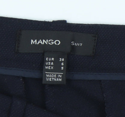 Mango Women's Black Trousers Size 10 - Classic Fit