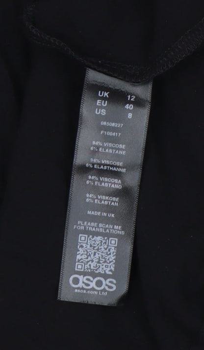 ASOS Women's Black Skirt, Size 12