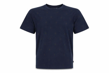 CASUAL FRIDAY Men's Blue Geometric T-Shirt, Size L