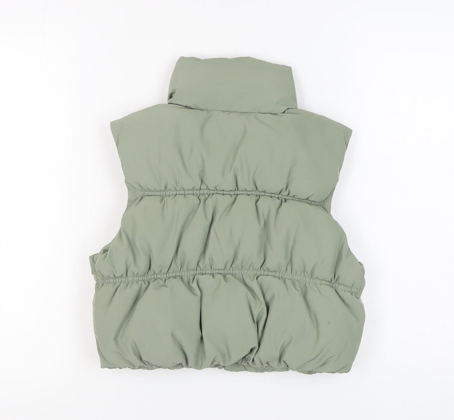 Womens UK Size 2XS H&M Green Puffer Jacket