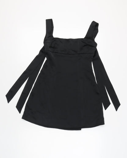 Light Before Dark Women's Black Slip Dress S
