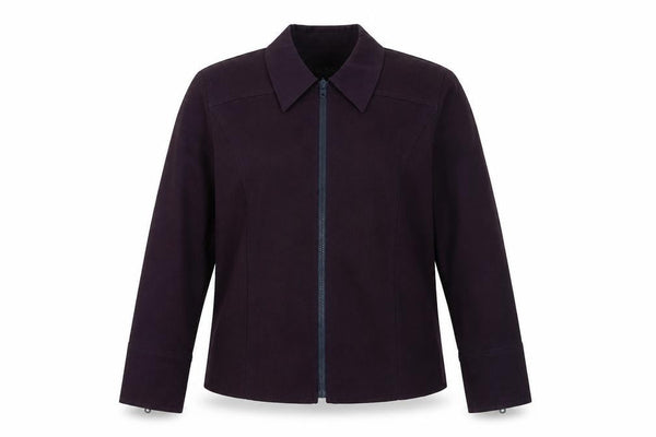 CMD Women's Purple Biker Jacket, Size 14