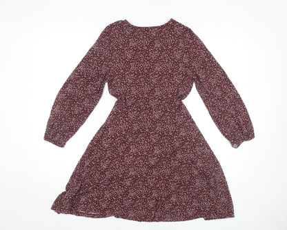 Pull&Bear Women’s Multicoloured Wrap Dress