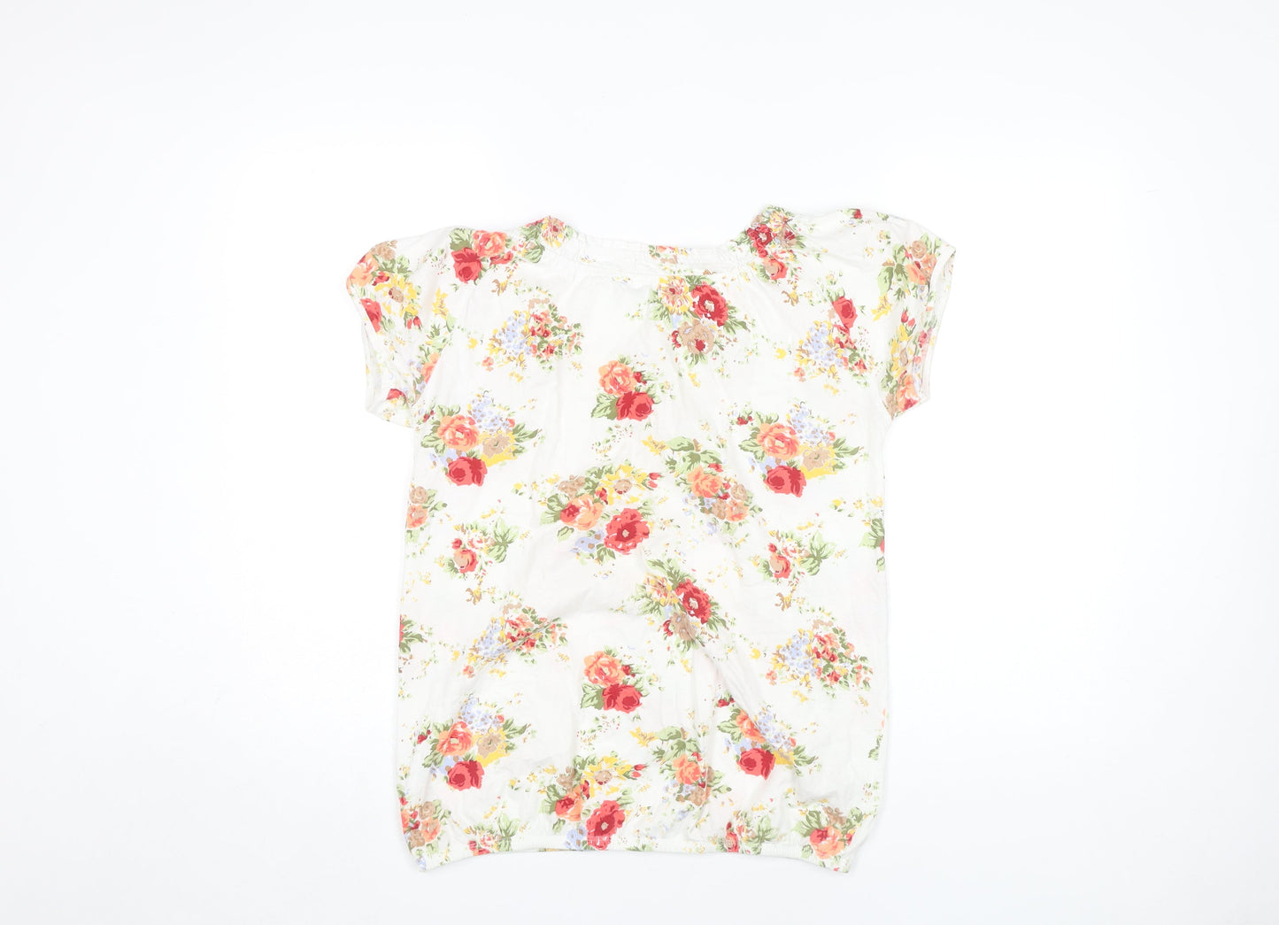 New Look Women's Floral Multicoloured Blouse Size 12