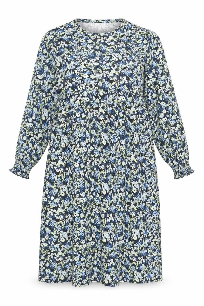 New Look Women's Blue Floral Dress Size 12
