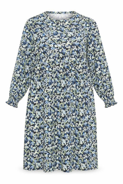 New Look Women's Blue Floral Dress Size 12