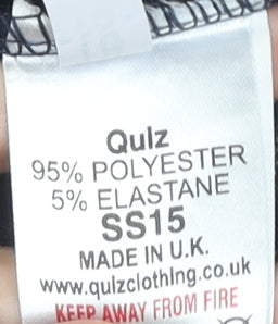 Quiz Womens Blue Jacket UK Size 10 Long Sleeve