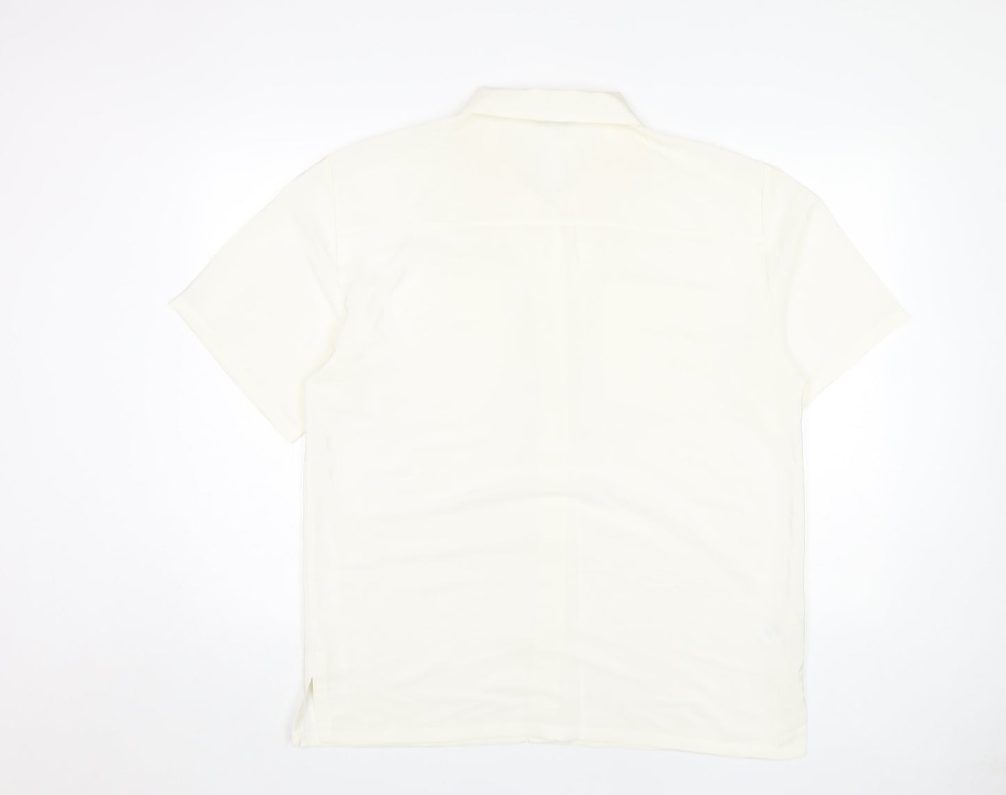 Womens UK Size 18 Marks and Spencer Ivory Basic Button-Up