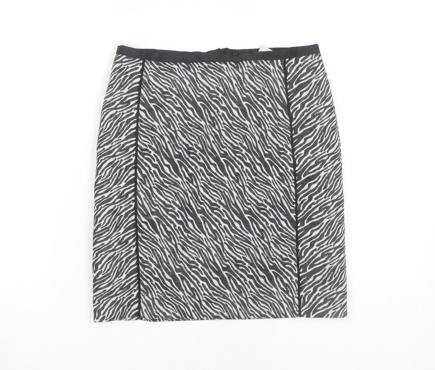 H&M Women's Animal Print Pencil Skirt, Size 4