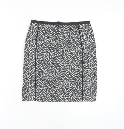 H&M Women's Animal Print Pencil Skirt, Size 4