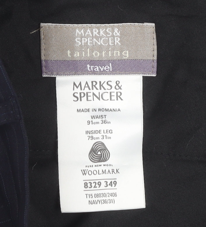 Marks & Spencer Men's Navy Dress Pants Size 36