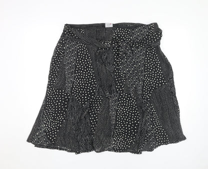 Next Women's Black Geometric Plus Skirt Size 20