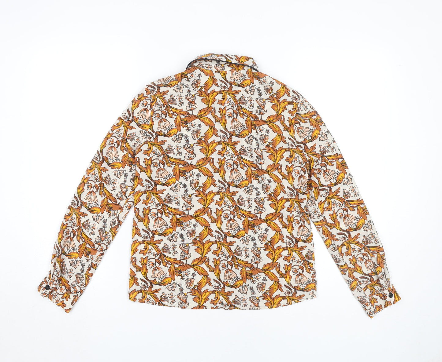 Womens UK Size 8 Topshop Multicoloured Basic Blouse