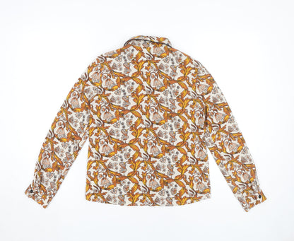 Womens UK Size 8 Topshop Multicoloured Basic Blouse