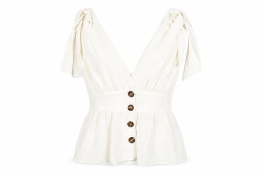 Womens UK Size 8 ASOS White Camisole Blouse
