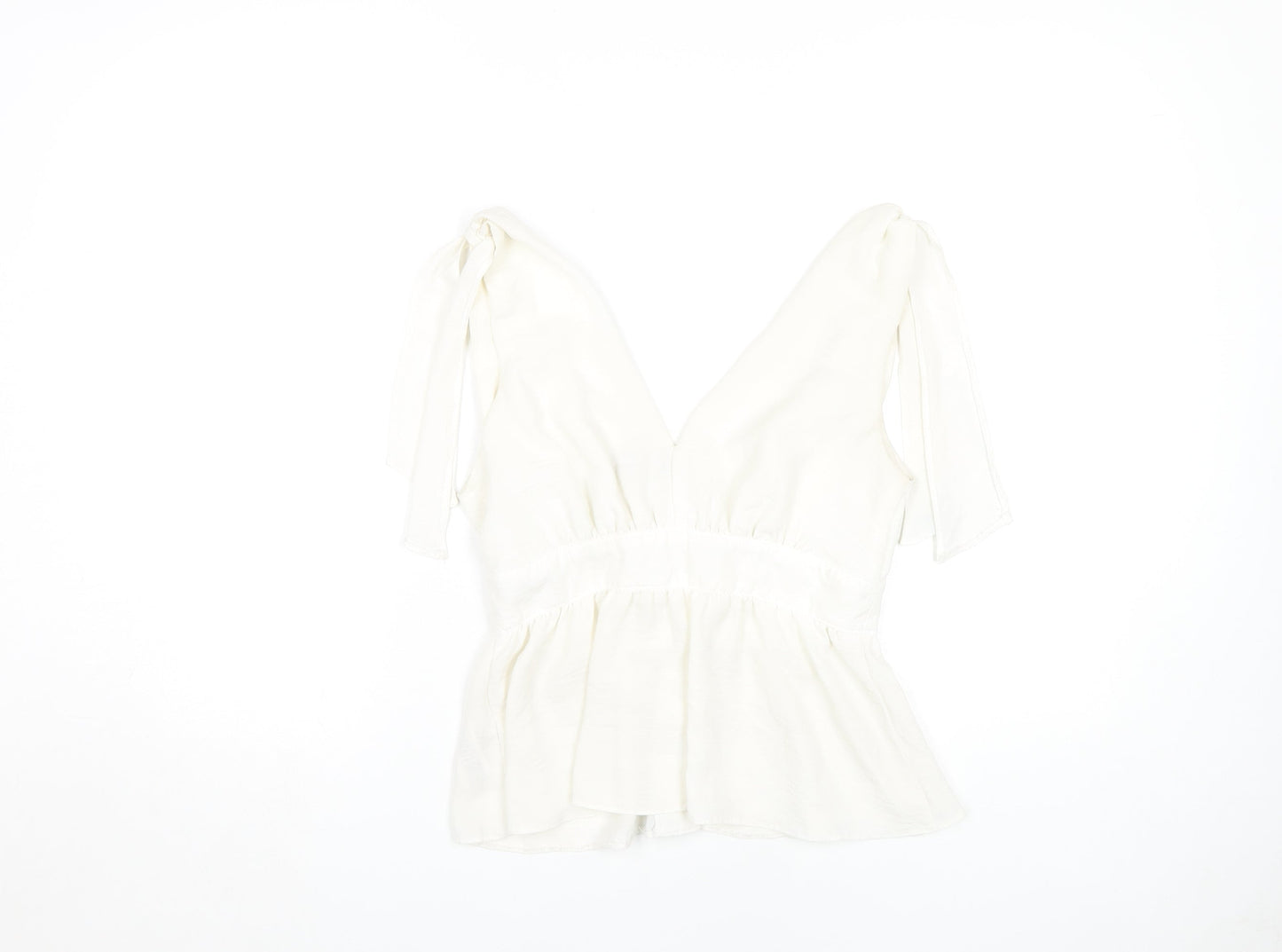 Womens UK Size 8 ASOS White Camisole Blouse