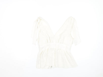 Womens UK Size 8 ASOS White Camisole Blouse