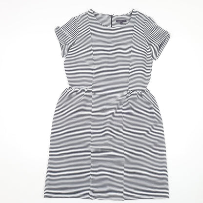Marks and Spencer Women's Black Striped Dress, Size 12
