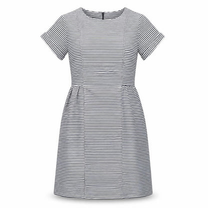 Marks and Spencer Women's Black Striped Dress, Size 12