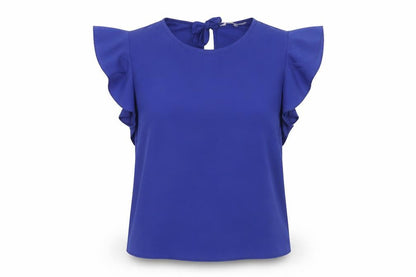 Womens UK Size 8 Clockhouse Blue Basic Blouse