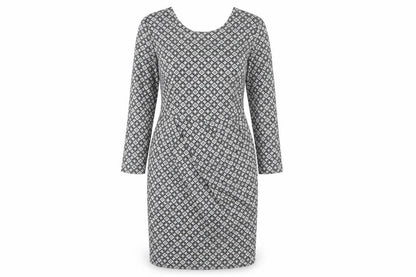 Collection London Women’s Grey Sheath Dress Size 14