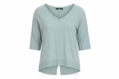Womens UK Size 12 Very Blue Basic Blouse
