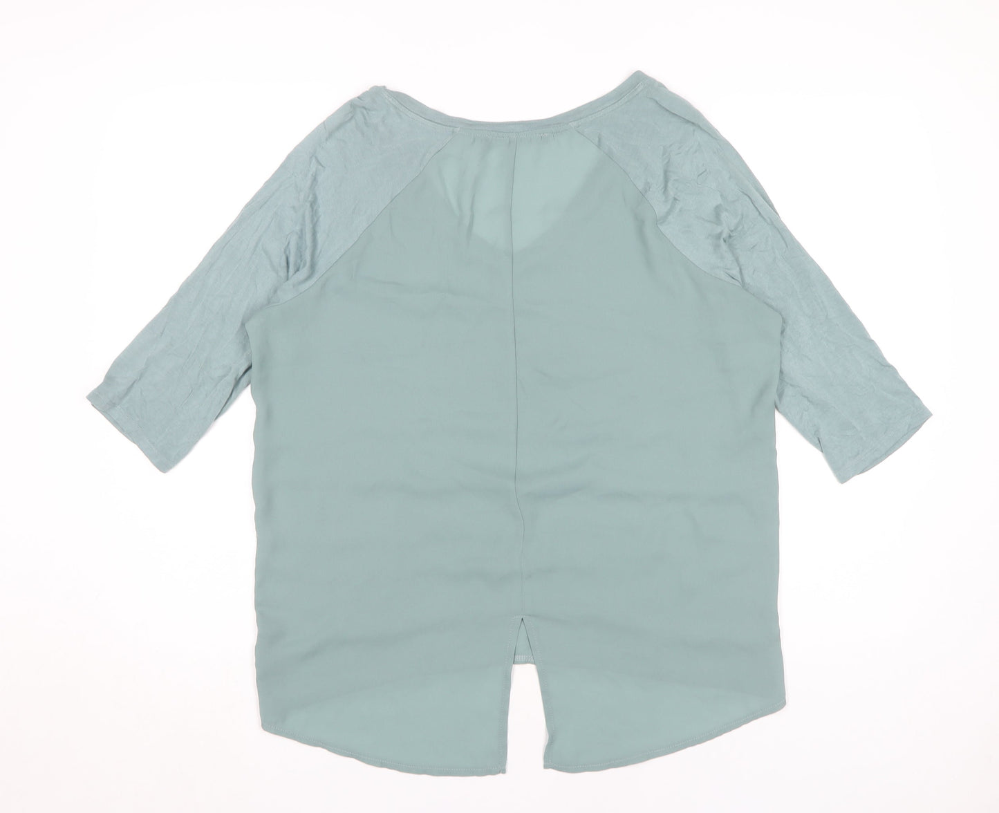 Womens UK Size 12 Very Blue Basic Blouse