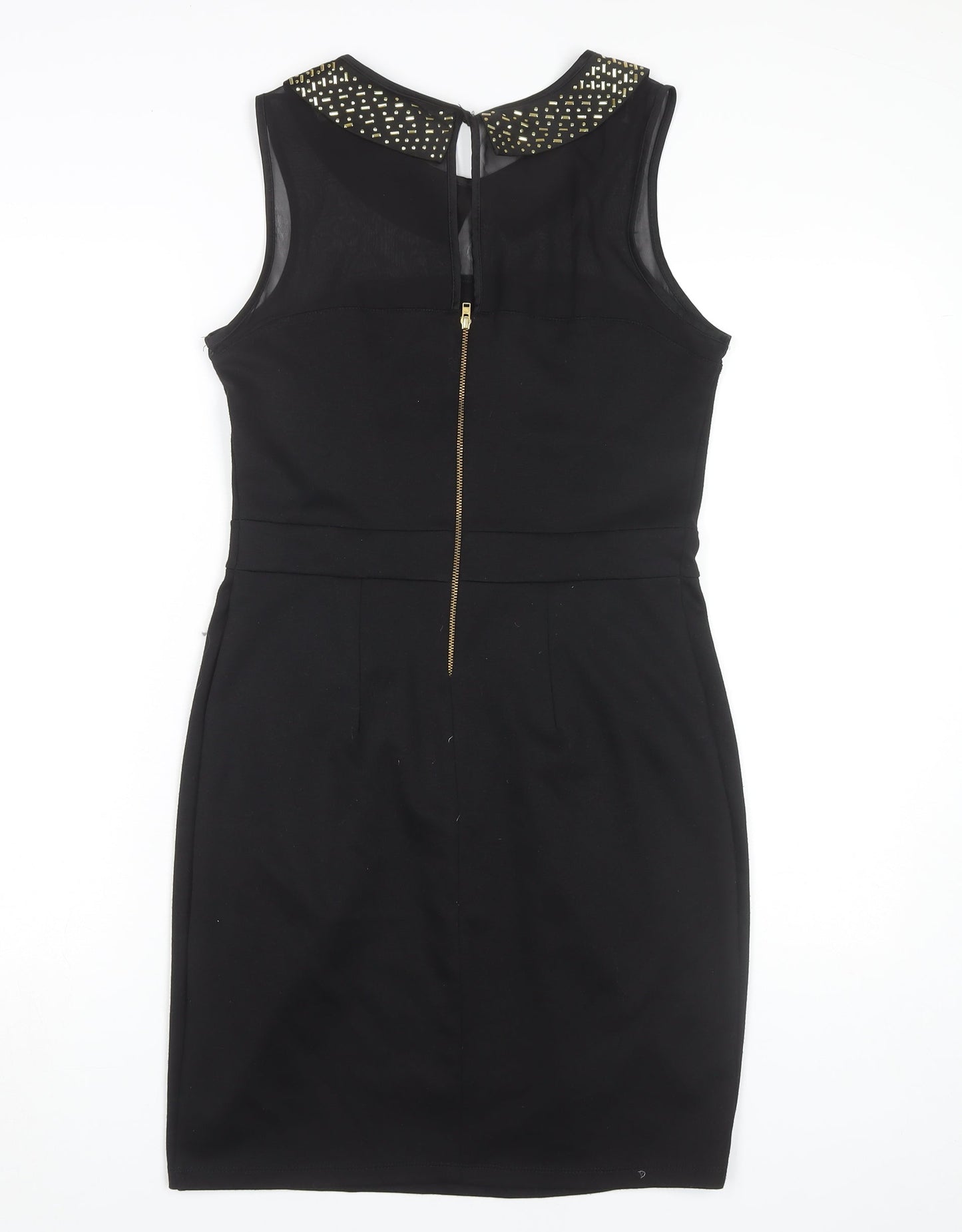 Dorothy Perkins Women's Black 12 Beaded Sheath Dress