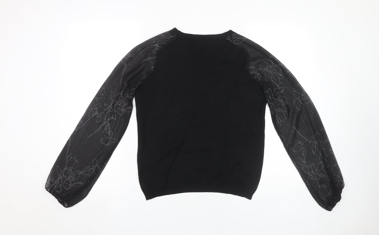 Womens UK Size 12 NEXT Black Pullover Jumper