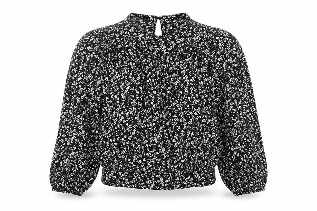 Womens UK Size 12 Marks and Spencer Black Basic Blouse