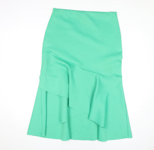 ASOS Women’s Green Midi Skirt, Size 16, Elegant Casual