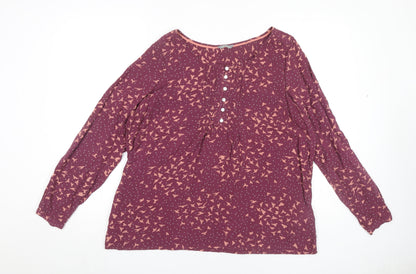 Womens UK Size 18 Marks and Spencer Multicoloured Basic Blouse