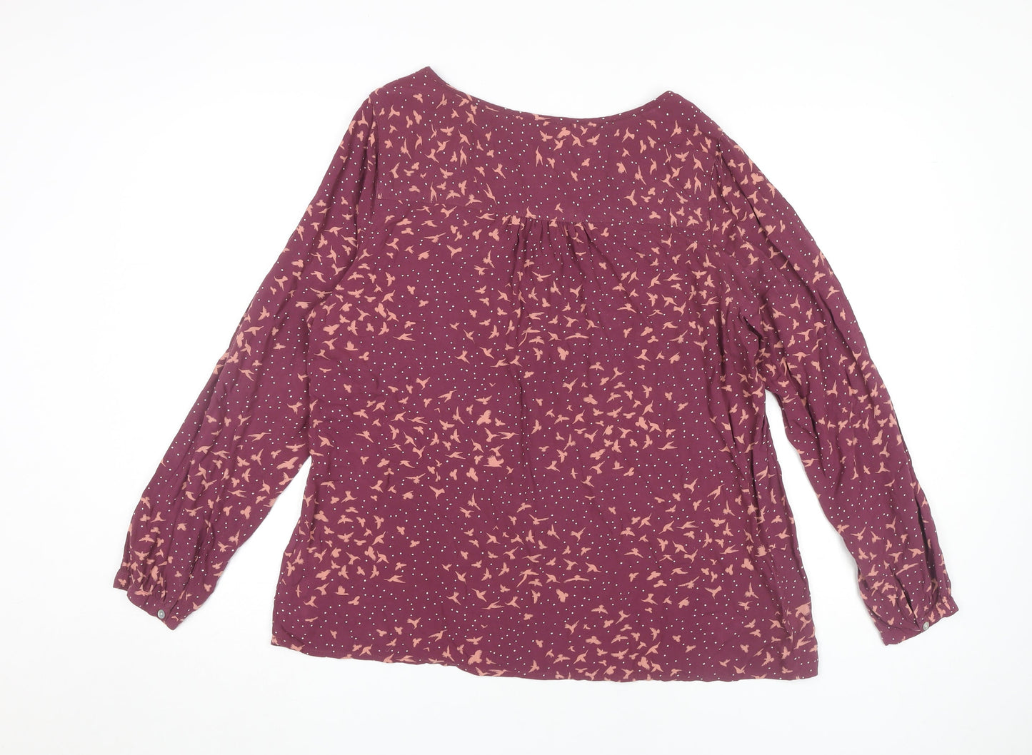 Womens UK Size 18 Marks and Spencer Multicoloured Basic Blouse
