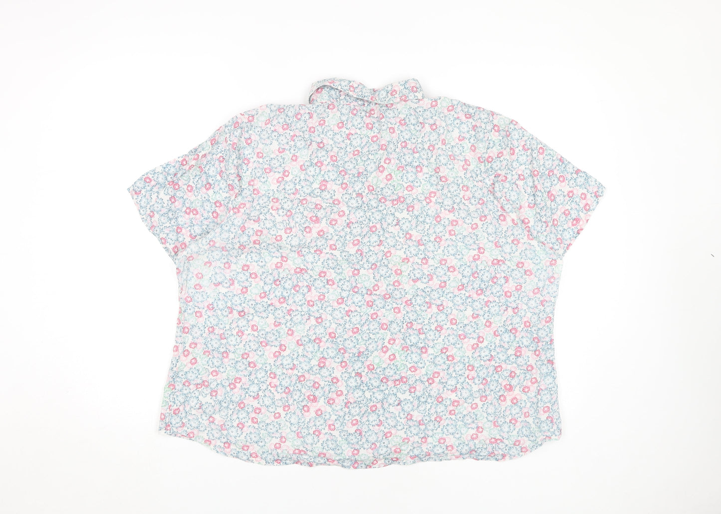 Womens UK Size 20 Marks and Spencer Multicoloured Basic Button-Up