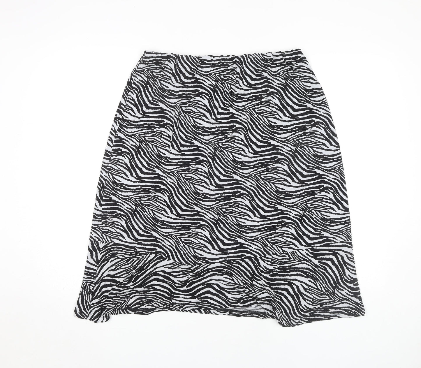 Kaleidoscope Women’s Black Animal Print Skirt Size 18